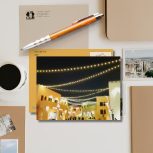 Carte Postale Vieux Doha Port la nuit
