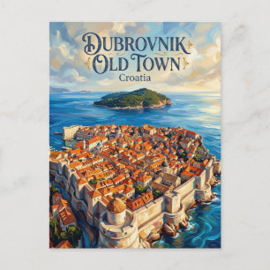 Carte Postale Vieux Dubrovnik Croatie