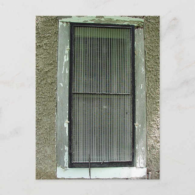 Carte Postale Vieux fenêtre 2 (Devant)