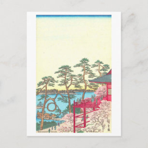 Carte Postale Vieux hall Kiyomizu et étang Shinobazu à Ueno
