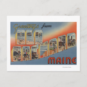Carte Postale Vieux Orchard, Maine - Grandes Scènes Lettre
