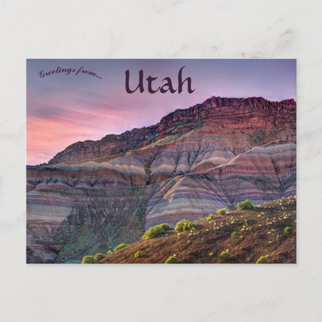 Carte Postale Vieux Paria Utah (Devant)