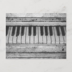 Carte Postale Vieux piano