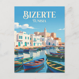 Carte Postale Vieux Port, Bizerte Tunisie