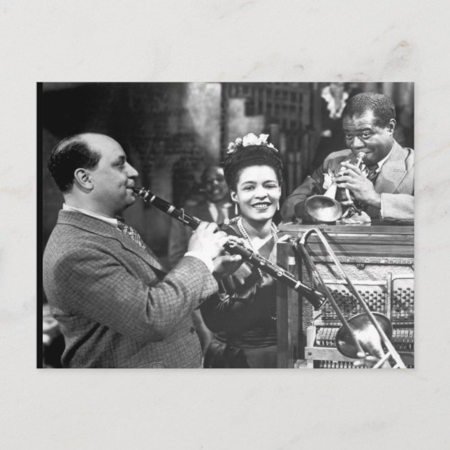 Carte Postale Vieux Quartier Français Musique Jazz (Devant)