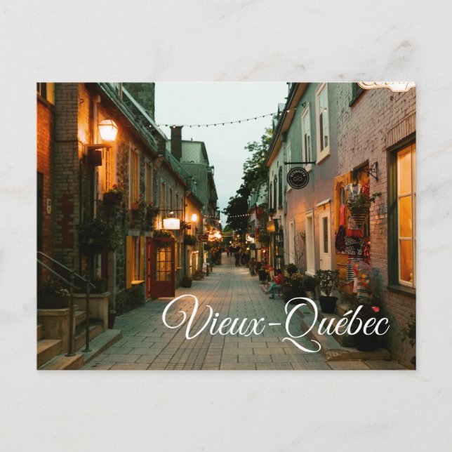 Carte Postale Vieux-Québec, Canada (Devant)