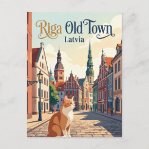 Carte Postale Vieux-Riga Lettonie