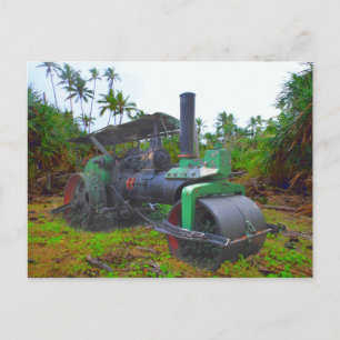 Carte Postale Vieux rouleau à vapeur