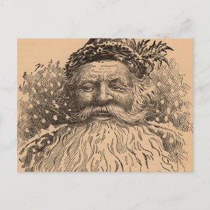 Carte Postale Vieux Saint Nick vintage