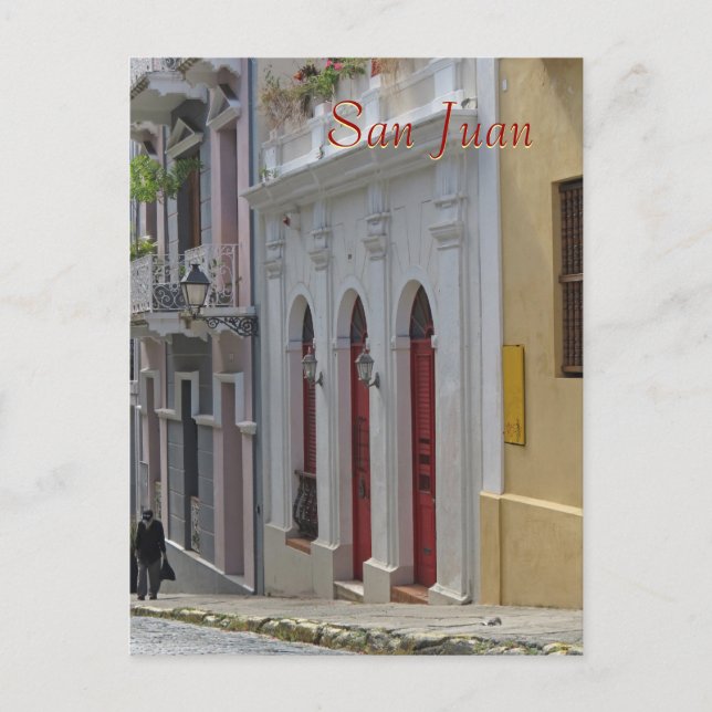 Carte postale Vieux San Juan, Porto Rico Souvenir (Devant)