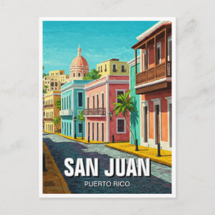 Carte Postale Vieux San Juan Porto Rico Voyage