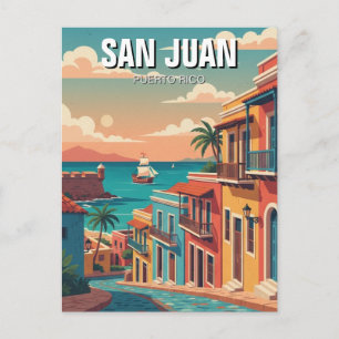 Carte Postale Vieux San Juan Porto Rico Voyage