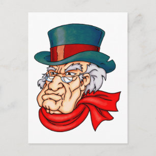 Carte Postale Vieux Scrooge