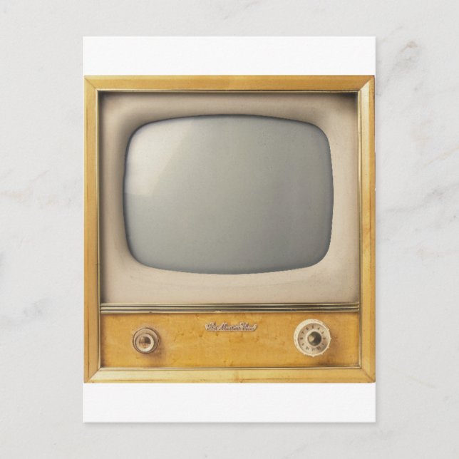 Carte Postale Vieux TV (Devant)