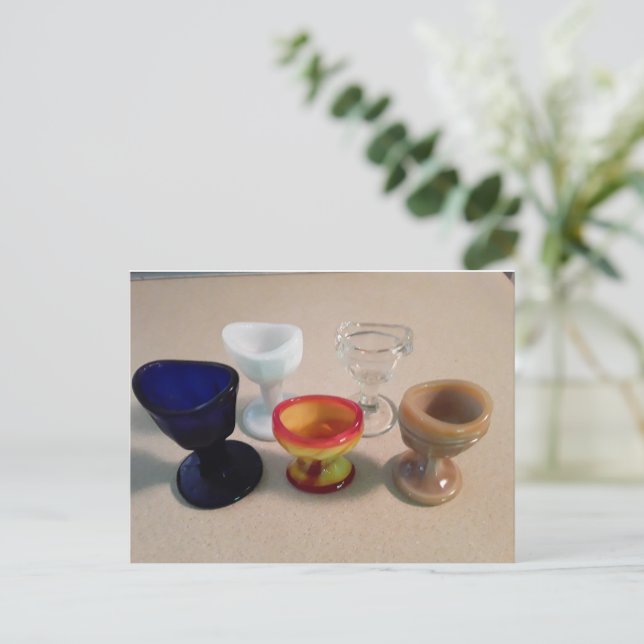 Carte Postale vieux vieux flacon oeil (Debout devant)