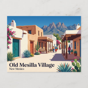 Carte Postale Vieux village de Mesilla USA