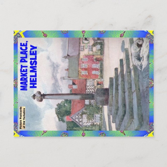 CARTE POSTALE VIEUX YORKSHIRE - LE MARCHÉ - HELMSLEY (Devant)