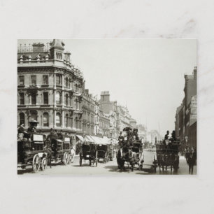 Carte Postale View down Oxford Street, Londres (b/photo)