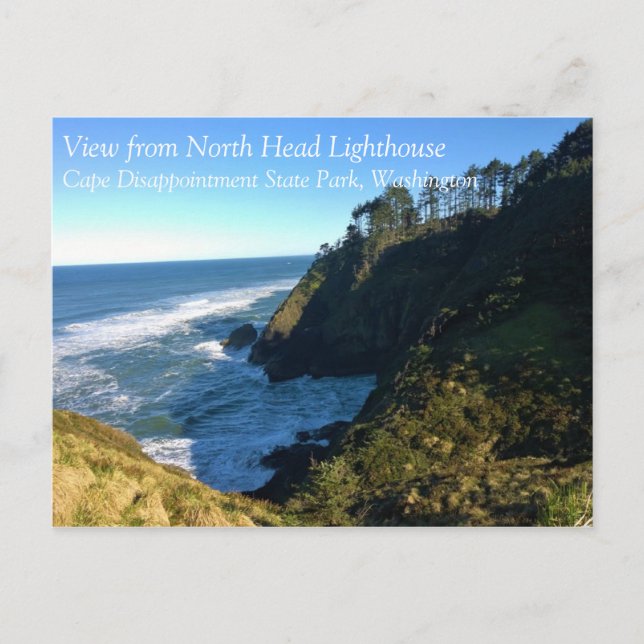 Carte Postale View from North Head Lighthouse, Washington (Devant)