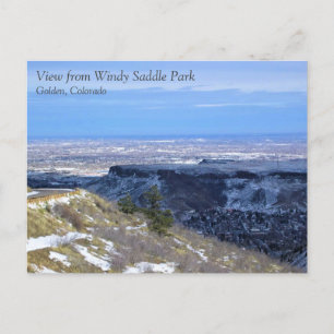 Carte Postale View from Windy Saddle Park Golden, Colorado