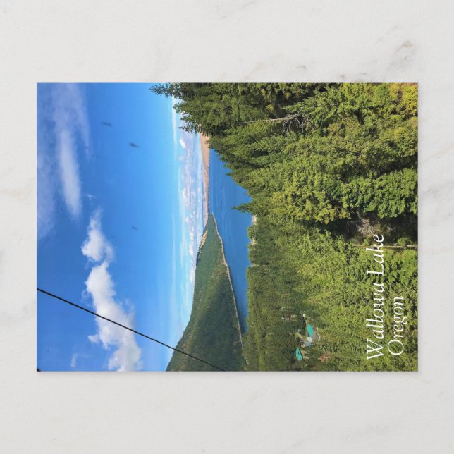 Carte Postale View of Wallowa Lake (Devant)