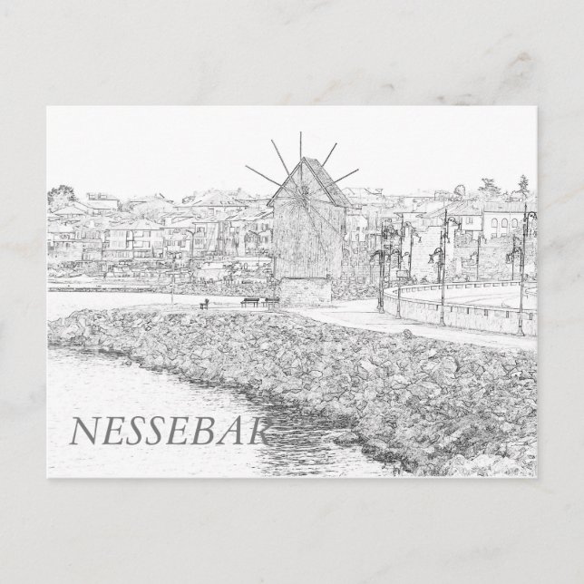 Carte Postale View on Old Town of Nessebar (Devant)