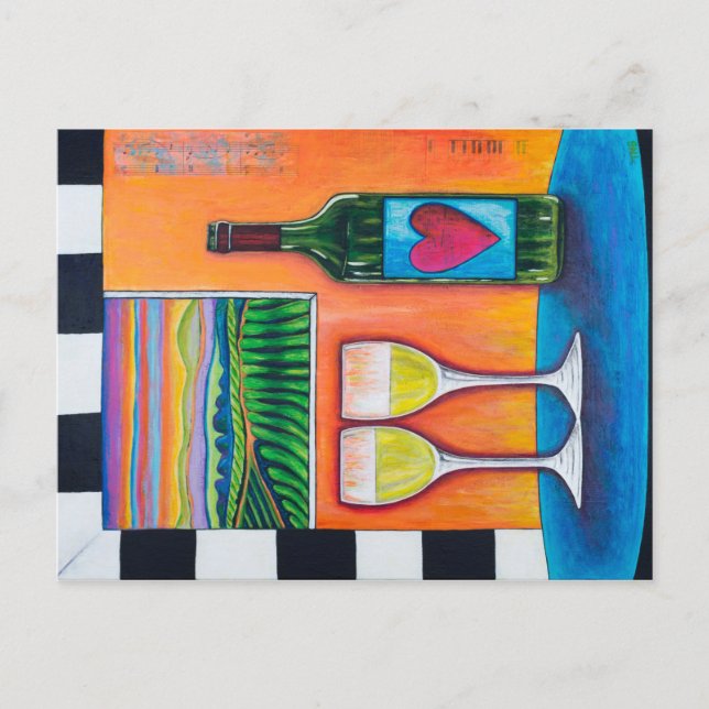 Carte Postale Vigne au Vin (Devant)