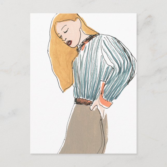 Carte Postale Vignette mode (Devant)