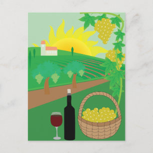 Carte Postale Vignoble