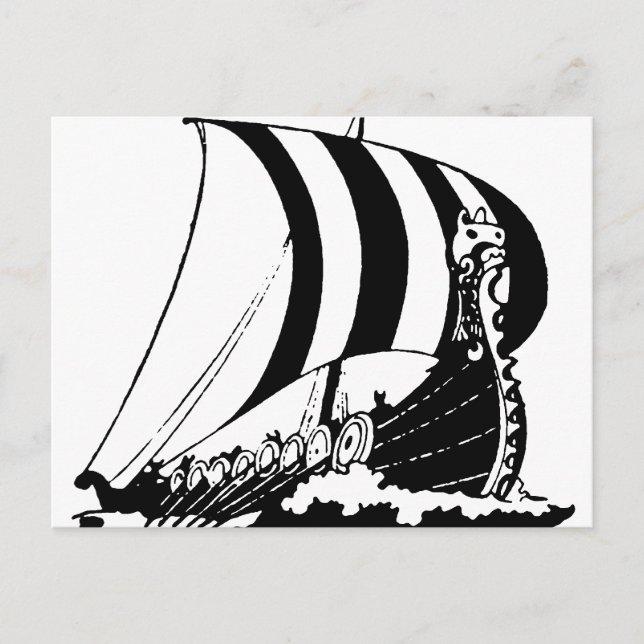 Carte Postale Viking Ship (Devant)