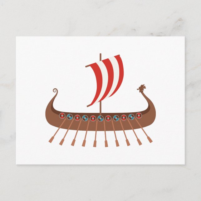 Carte Postale Viking Ship (Devant)