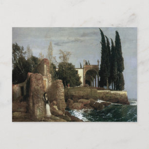 Carte Postale Villa By the Sea par Arnold Bocklin, Symbolisme Ar
