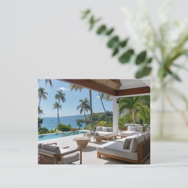 CARTE POSTALE VILLA LIFE #1 (Debout devant)