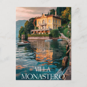 Carte Postale Villa Monastero Varenna lac como
