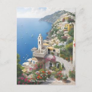 Carte Postale Villa Treville Positano Italie
