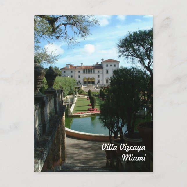 Carte Postale Villa Vizcaya (Devant)