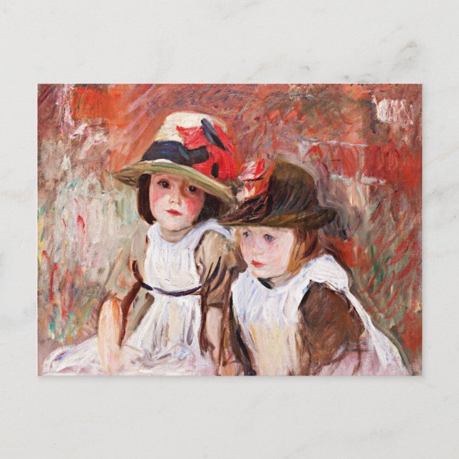 Carte Postale Village Children, célèbre peinture de portrait (Devant)