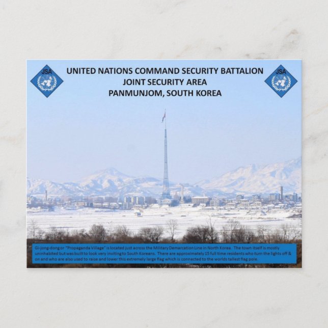 Carte Postale Village de propagande (Devant)