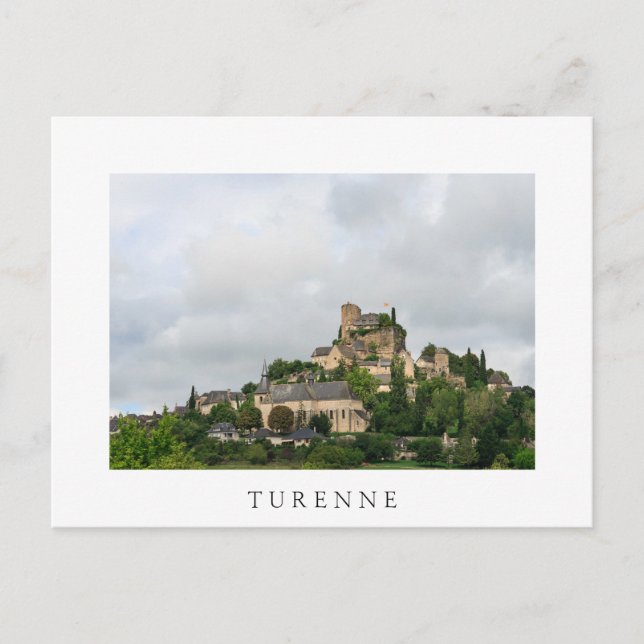 Carte Postale Village de Turenne en France (Devant)