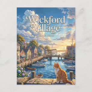 Carte Postale Village de Wickford Rhode Island