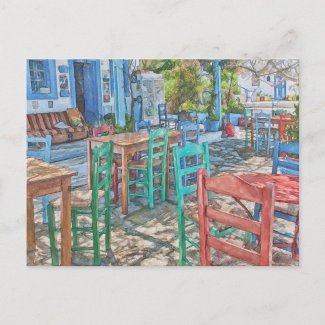 Carte Postale Village de Zia, île de Kos, Grèce (Devant)