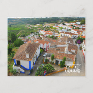 Carte Postale Village d'Obidos - Le Vrai Portugal