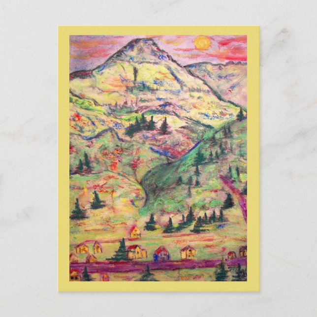 Carte Postale village du Colorado (Devant)