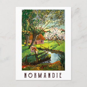 Carte Postale Village en Normandie, France
