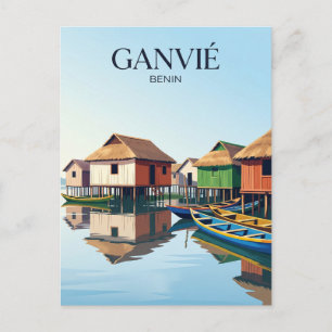 Carte Postale Village lacustre de Ganvié Bénin
