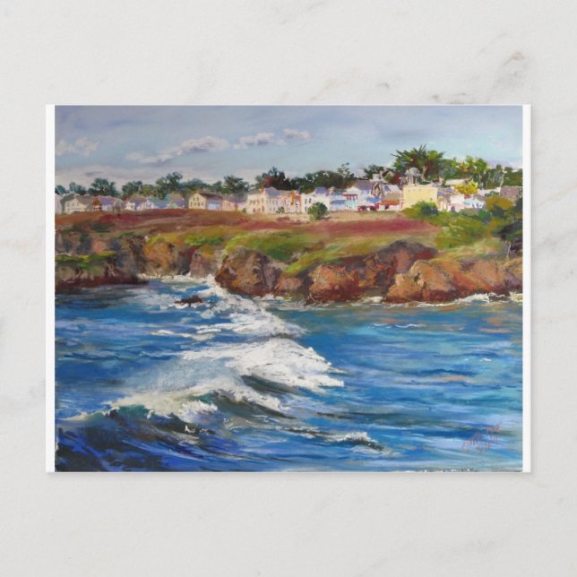 Carte Postale Village Mendocino (Devant)