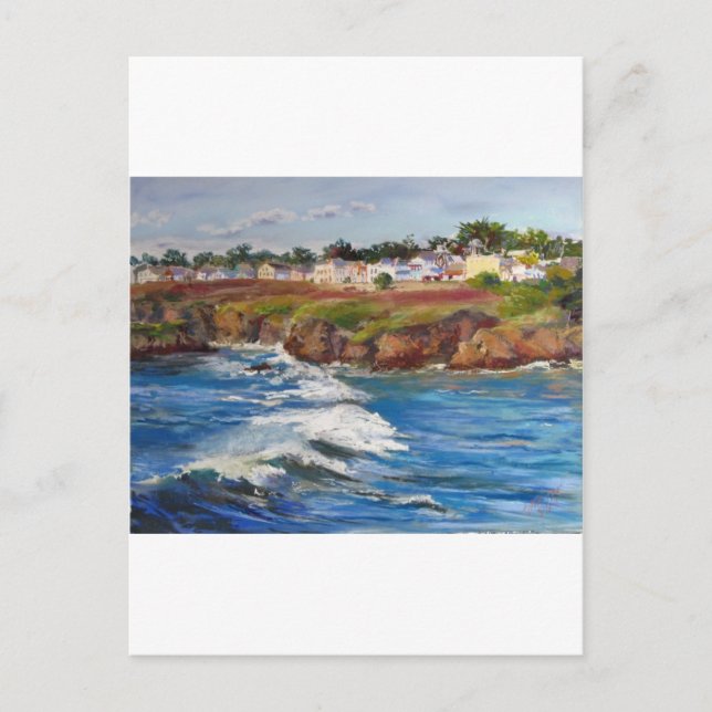 Carte Postale Village Mendocino (Devant)