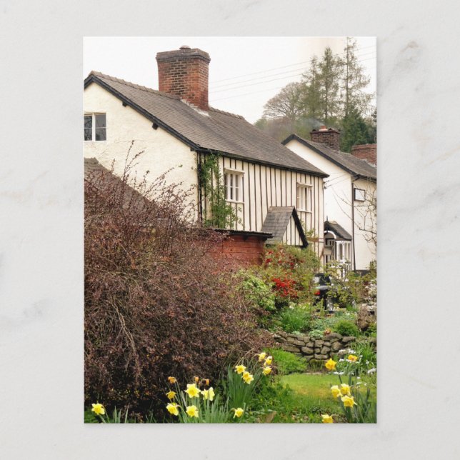 CARTE POSTALE VILLAGES DE WALES (Devant)