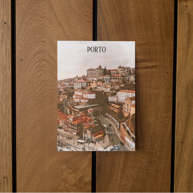 Carte Postale Ville Architecture de Porto Portugal (porto portugal postcard)