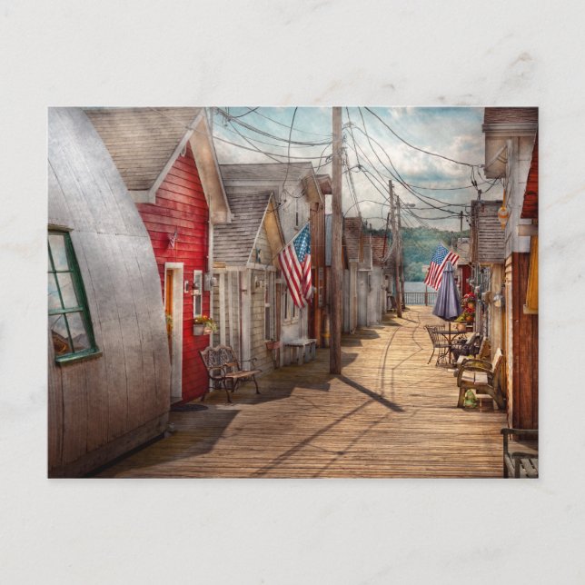 Carte Postale Ville - Canandaigua, NY - bidonville (Devant)